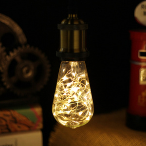 Christmas Decoration 2W 4W 6W 8W LED Vintage Edison LED Bulb E26 E27 B22 Antique Copper Wire Filament LED Light Bulbs