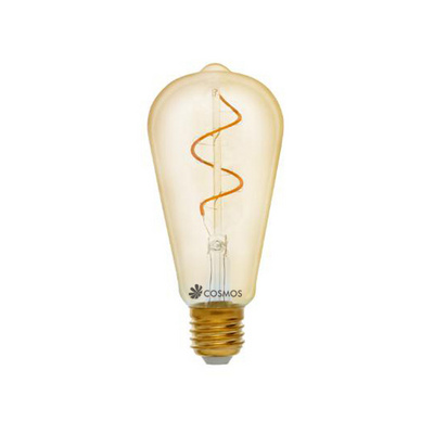 Decorative edison bulb ST64 led filament e27 dimmable glass ampoule led