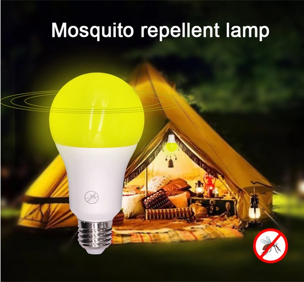 home lighting 9W garden yellow repel bug insect mosquito killer lamp