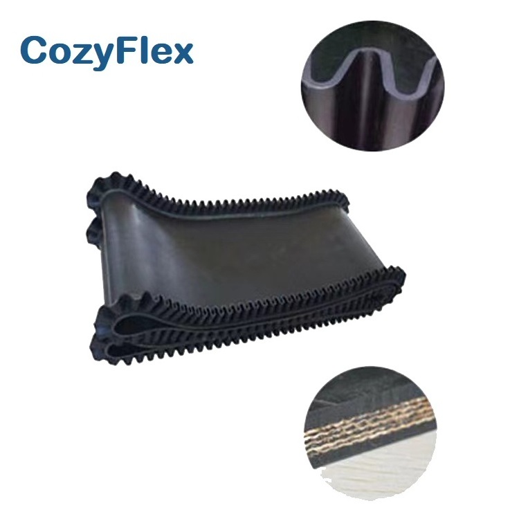 Fast Delivery sidewall conveyor wire mesh belt Sidewall Conveyor Belt Side Skirts For Coal Mining