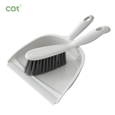 High Quality Mini Dustpan and Broom Brush Set with PET Plastic Handle for Table Cleaning at Home-Includes PP Broom Head