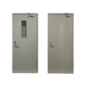 High Quality 90 Minute Steel Fire Doors With Steel Frame 2 Hour Fire Rated Metal Door