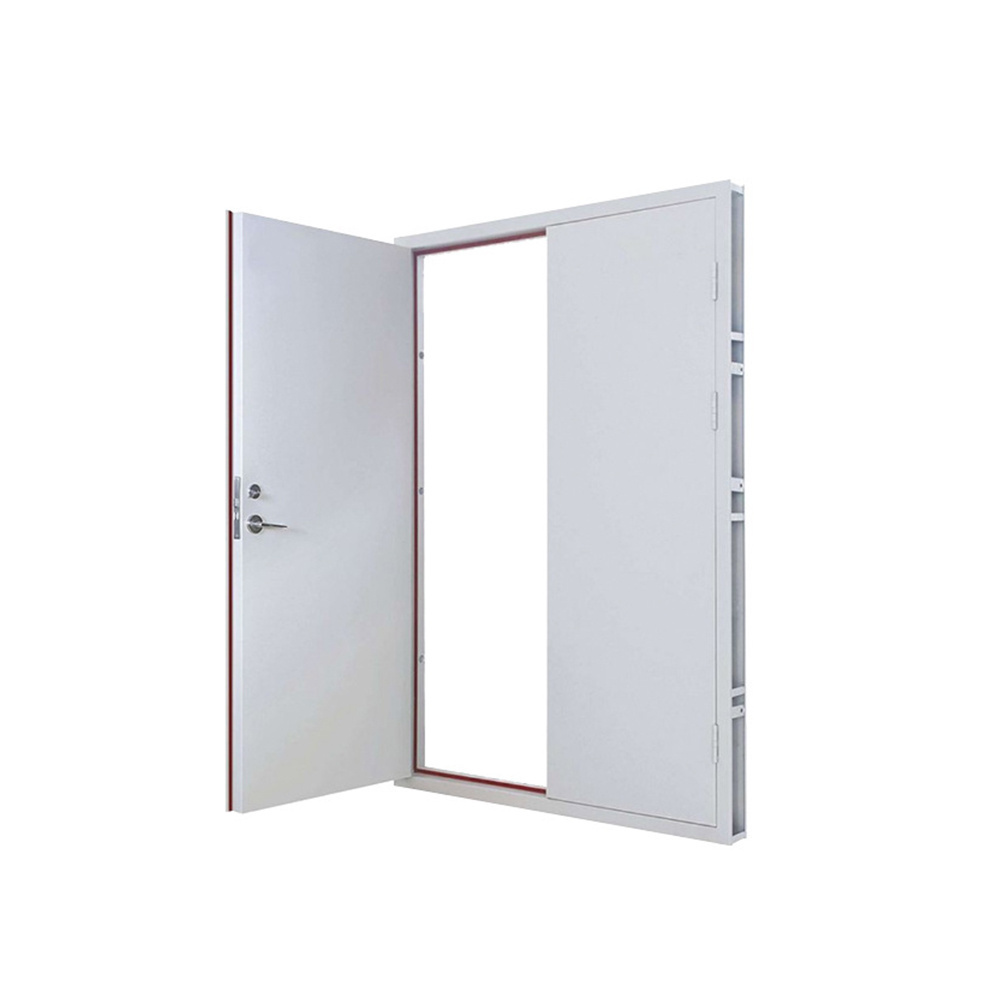 Modern Style Double Leaf 1.5 Hour Safety Emergency Exit Metal Door Fire Rated Steel Door