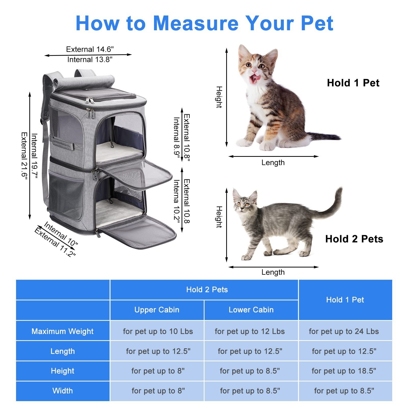 Small Animals Travel wheels stroller rolling trolley pet carrier Oxford Weekend pet carrier with wheels for 2 cats