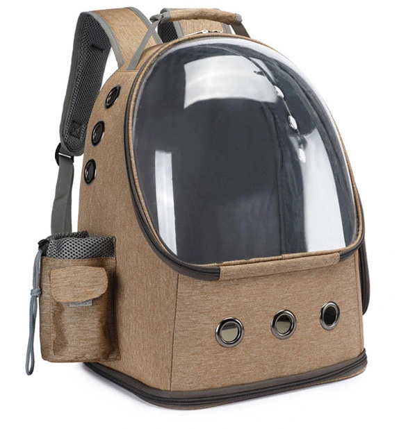 All Season Astronaut Pet Carrier Space Capsule Transparent Backpack Oxford Mochila Cat and Puppy Backpack for Outdoor Travelling