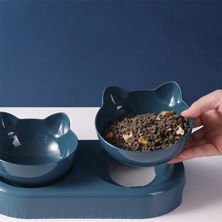 New Multi-function pet products dog cat plastic food water feeding bowl small plastic pet water bottle and bowl