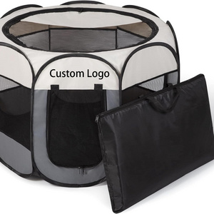 Foldable Pop Up Kennel Portable Small Dog Tent Crates Cage Pet Puppy Dog Playpen for Dog and Cat