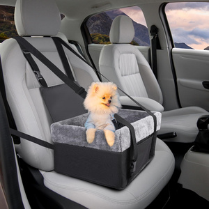 Dog Carrier Adjustable Safety Stable Booster Car Seat Dog Car Seat for Small Dogs with Seat Belt