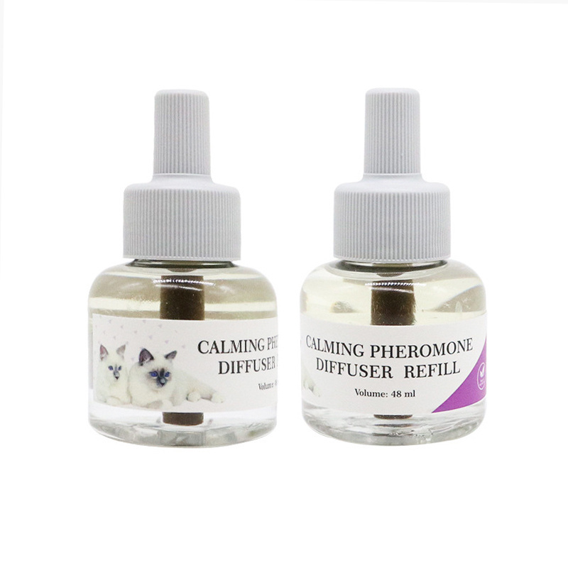 Pure Natural Anti-Anxiety Cat Calming Pheromone Diffuser kit for Cats and Dogs calming refill