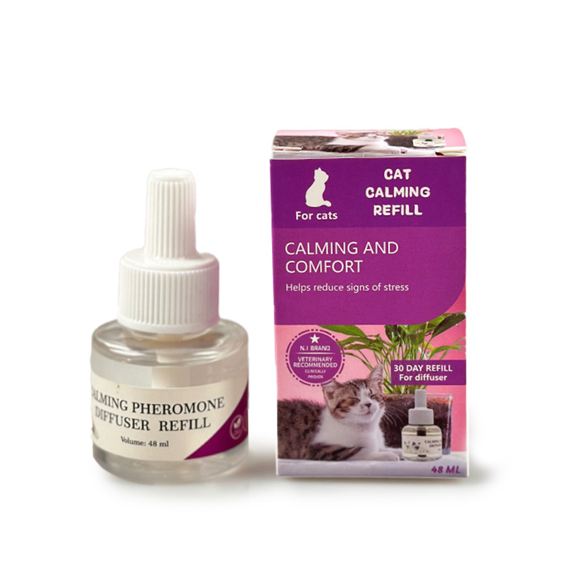 Pure Natural Anti-Anxiety Cat Calming Pheromone Diffuser kit for Cats and Dogs calming refill