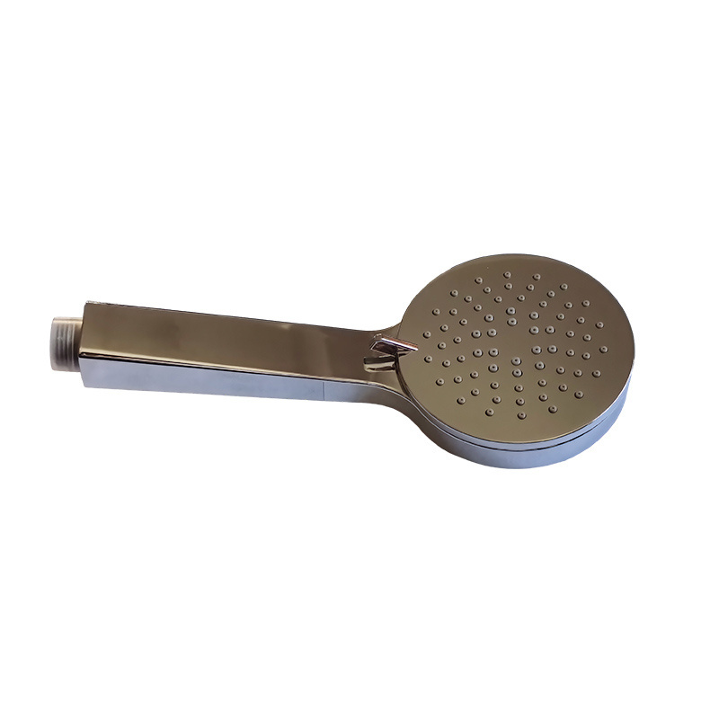 Fashion Manufacturers Abs Plastic Chrome Plated High Pressure Handled Shower Head For Bathroom