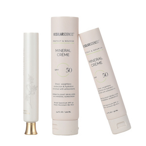 2024 Eco Friendly Empty Custom Plastic Tube 50ml 100ml Aluminum Face Hand Cream Soft Cosmetic Squeeze Tube Packaging