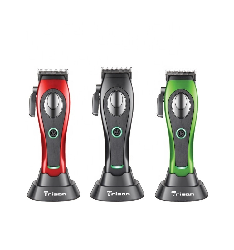 Manufacturer Trisan Cordless Hair Clipper and Hair Trimmer Set with Fast charging Station hair cutting machine for Barber shop