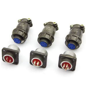 Wholesales X12 small circular plug Electrical  M12 connector 3 4 5 pin  connectors