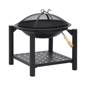 Hot Sales Outdoor Fire Pit with Poker BBQ Grills for Camping Party Travel Heat Provide