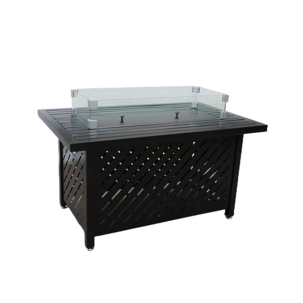 Outdoor Propane Fire Pit Table Propane Gas Fire Table  for Outside Garden Backyard Deck Patio