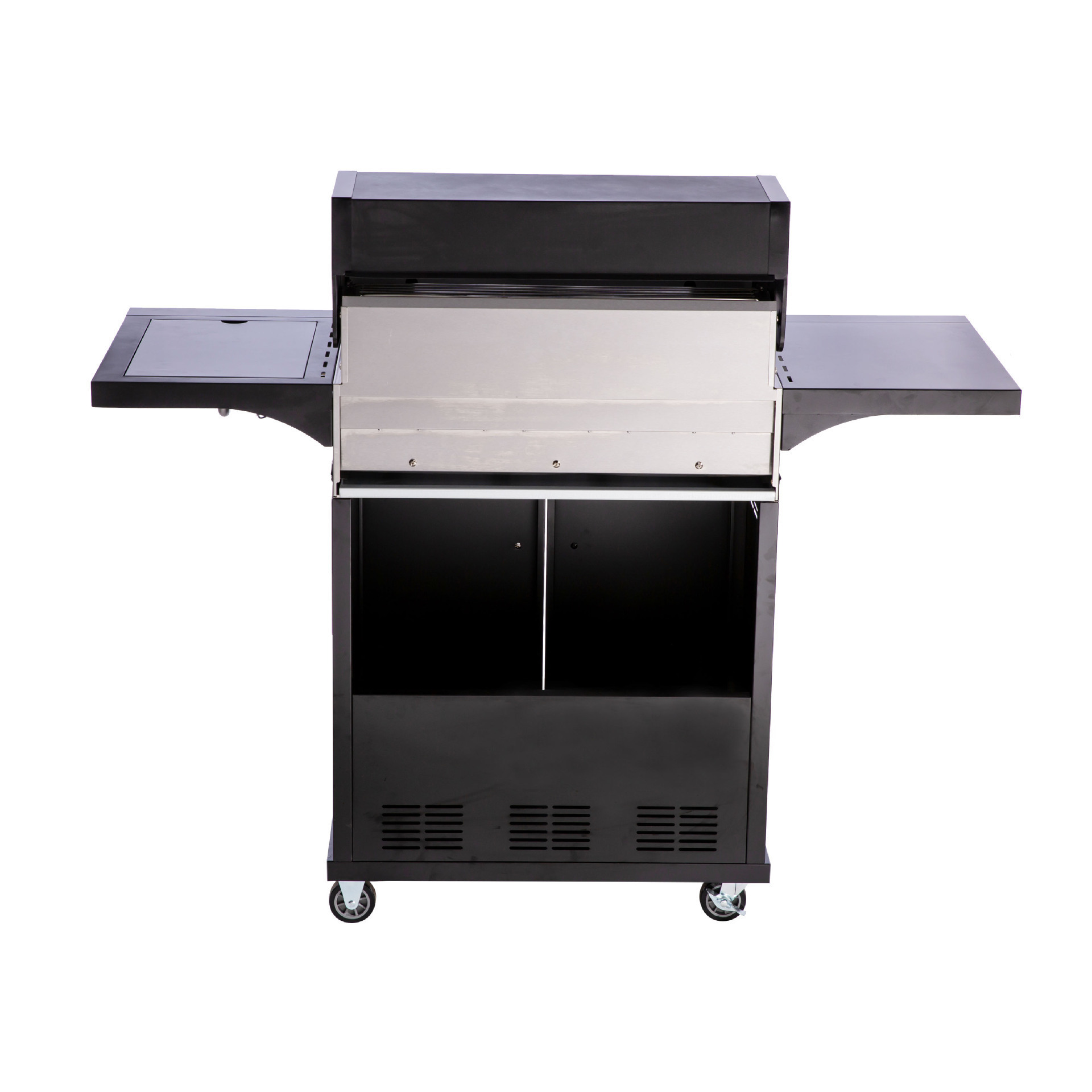 Highly Appreciated Professional Outdoor Stainless Steel CRS With Black Powder Coated Gas BBQ Grill