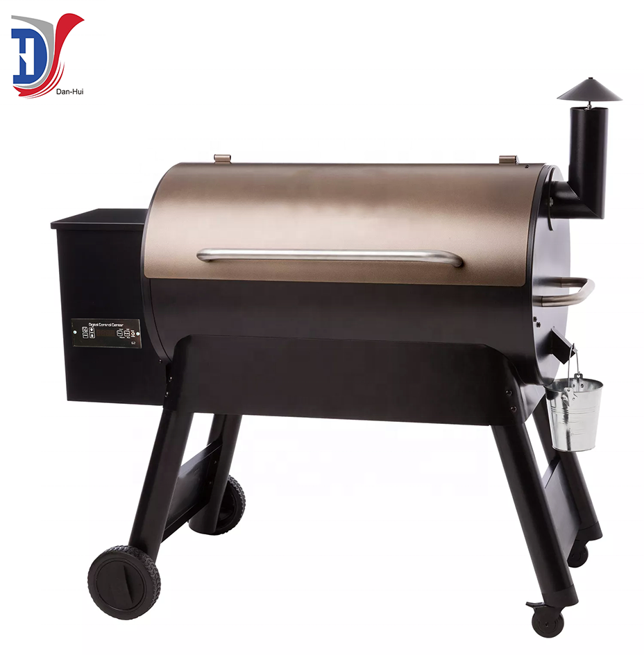 Extra Large Wood Pellet Smoker & Grill with 22LB Hopper Capacity New design BBQ Smoker with Digital Controller