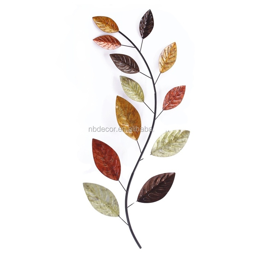 Factory New Design Tree Leaf Metal Wall Art Wall Decoration