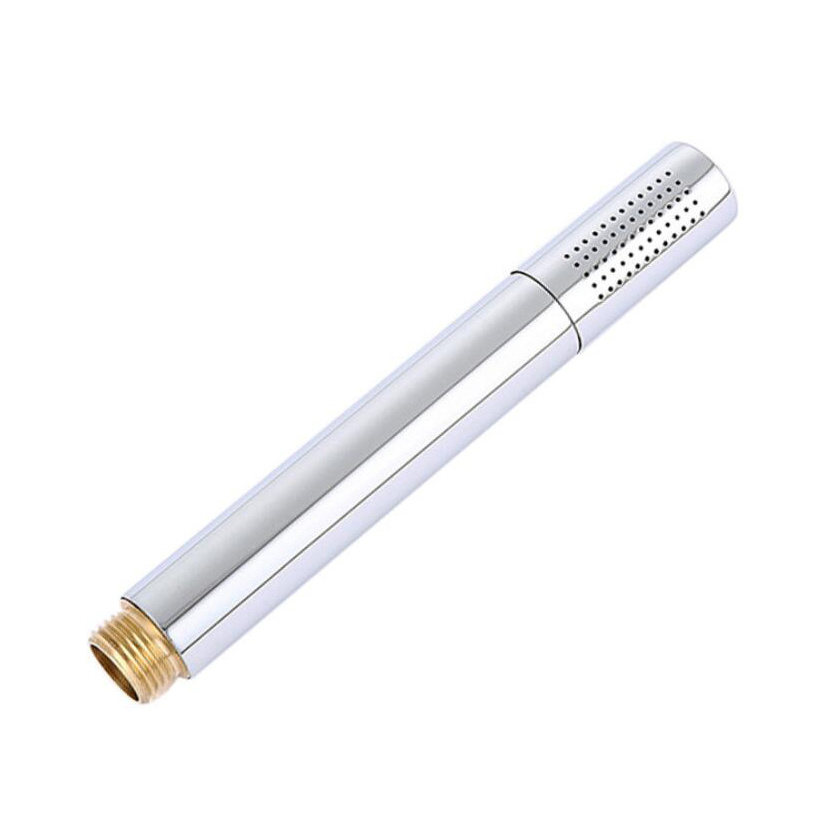 Chrome plated brass and stainless steel material high pressure water saving bathroom spa hand held shower head