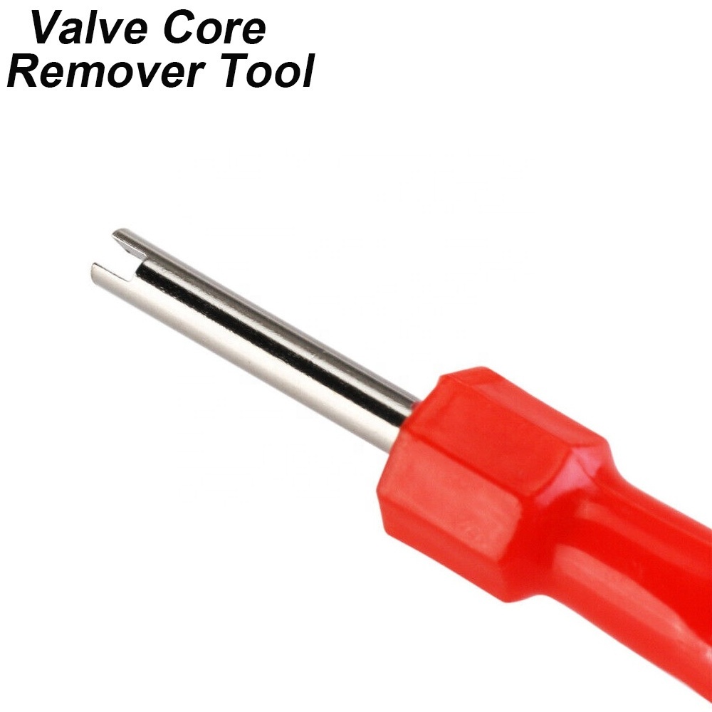 2 in 1 Tire valve core remover installer tool 2-way tyre repair tools universal Schrader valve core and large bore valve cores