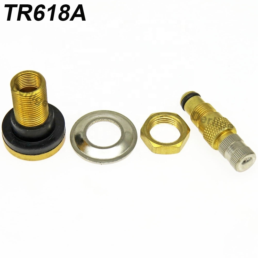 TR618A air liquid fast flow valve stem for tractors, graders, loaders, Industrial agricultural tubeless tyre tire valves