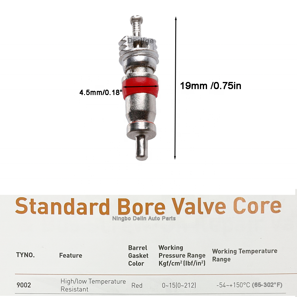 9002 Valve core Tubeless brass tire valve core