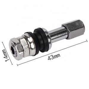 Motorcycle tire valve stem TR43E  Zinc alloy Chrome plated Metal tyre valves Tubeless