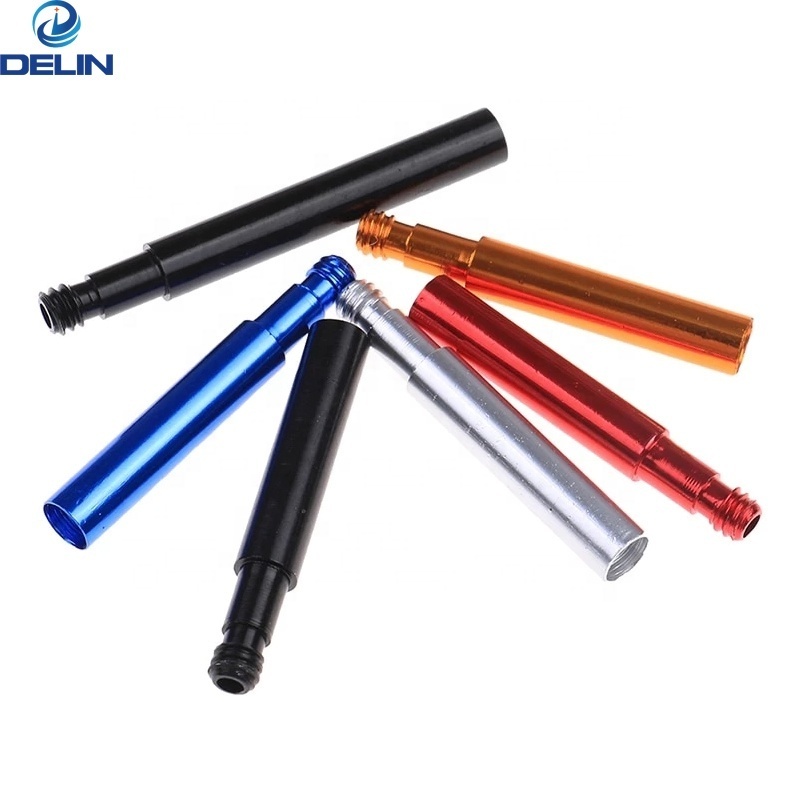 Aluminum Alloy Anodized F/V Extension for Fixed Road Bike Rims Presta Valve Extender