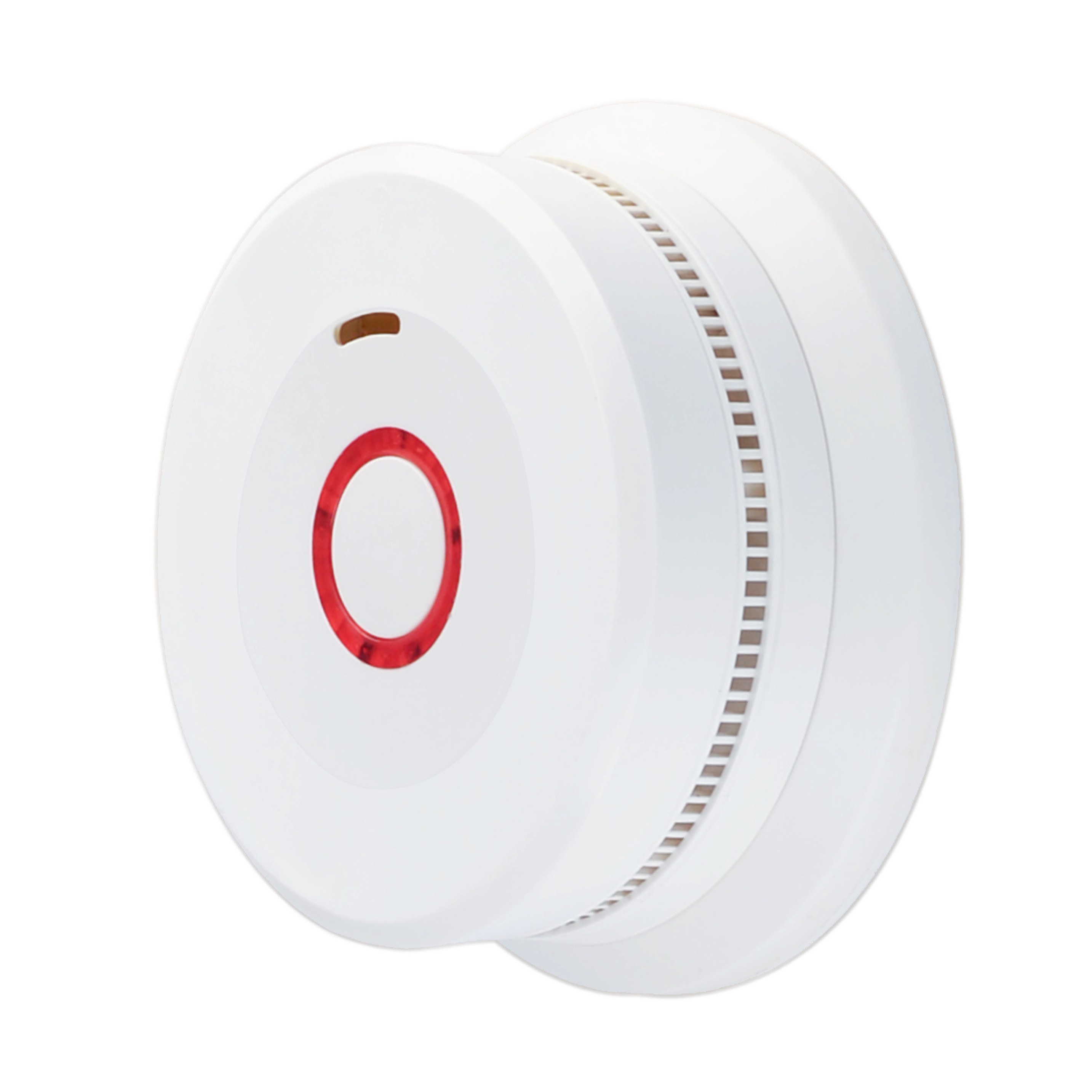 EN14604  hot sale cigarette wired interlinked standalone smoke detector with 220V AC