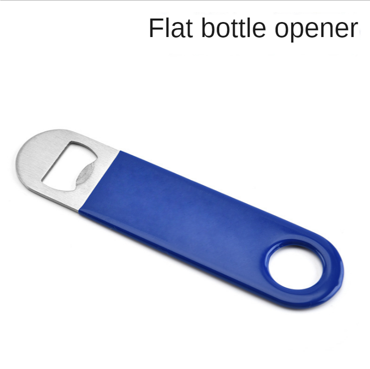 Wholesale Customized Stainless Steel Flat Beer Bottle Opener Vintage Bar Tools Handle Wine Beer Openers