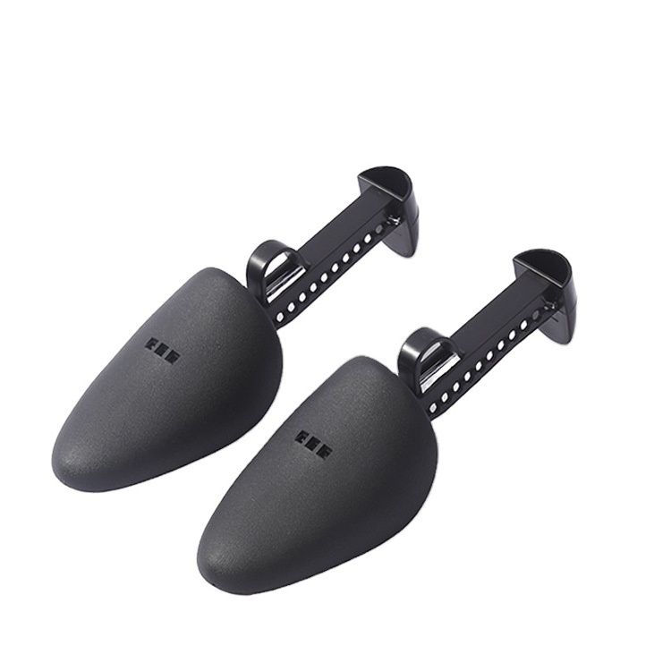 Men's and Women's Black Adjustable Anti Wrinkle Plastic Shoe Stretcher Leather and Sports Shaping Shoe Stretcher