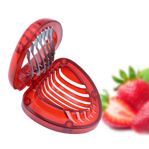 TOP Product Kitchen Gadget Stainless Steel Fruit Cutter Boiled Egg Avocado Slicer Tool Food Chopper Strawberry Cutter