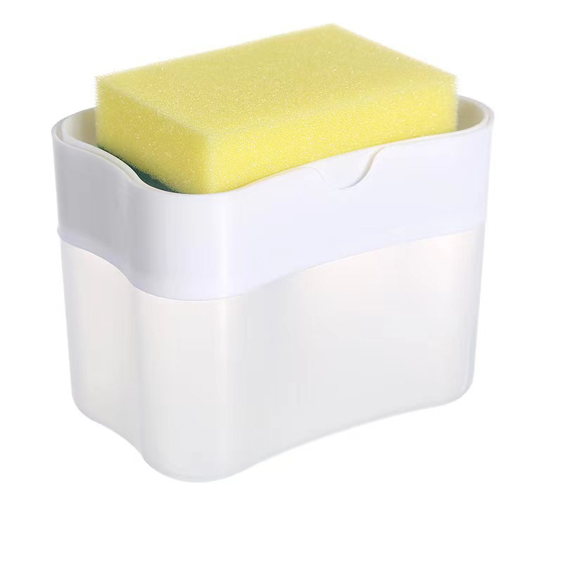 Kitchen brush Dishwashing liquid pressing box automatic dispenser press type liquid box dishwashing brush soap liquid box