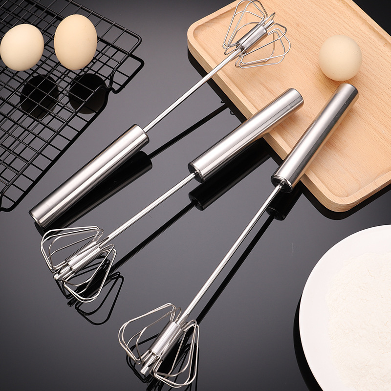 Hot Sale Stainless Steel Hand Stirrer Mixer Eggs Whisk Manual Frother Milk Cake Tools Mini Multifunctional Egg Beater