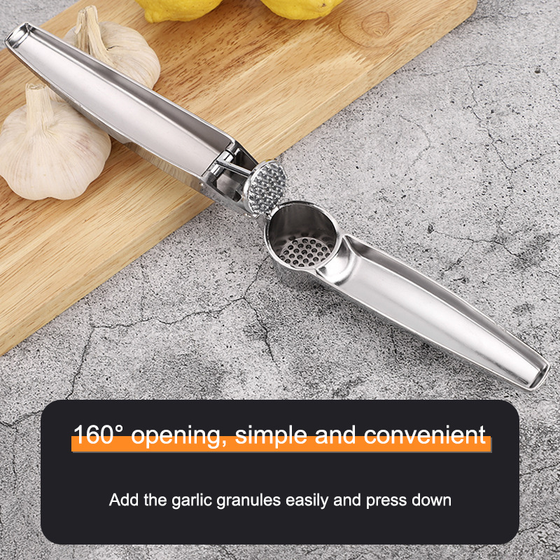 HOT Sell Heavy Duty Garlic Mincer Ginger Smasher Zinc Alloy Manual Tool Easy for Squeeze Kitchen Premium Crusher Garlic Press