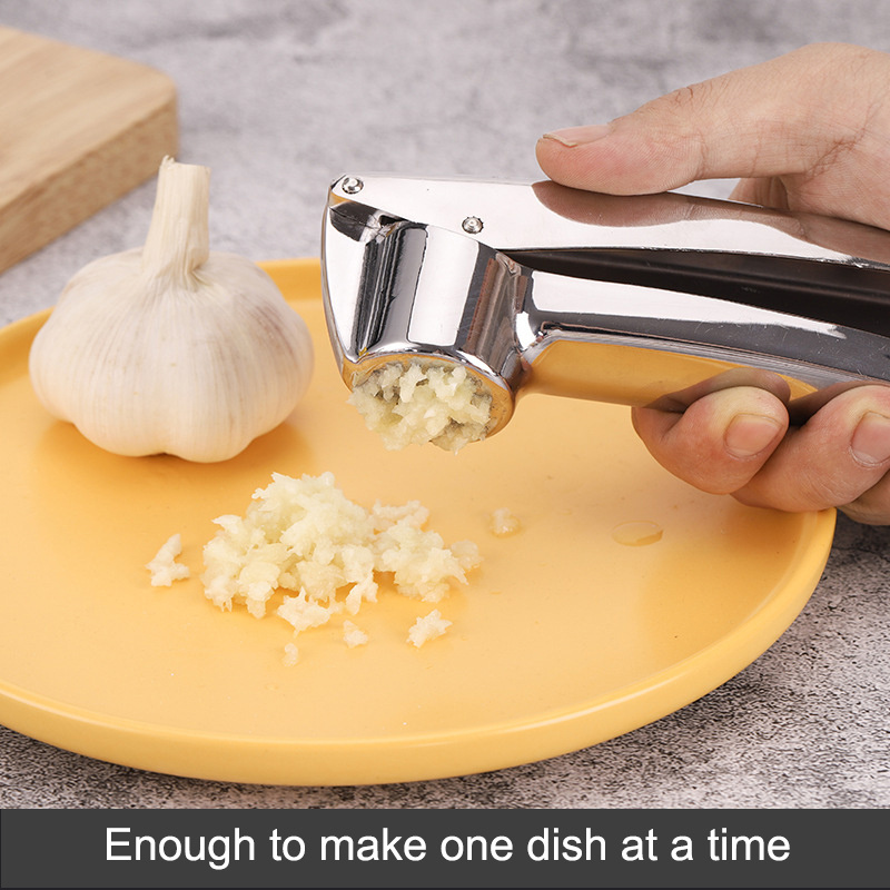 HOT Sell Heavy Duty Garlic Mincer Ginger Smasher Zinc Alloy Manual Tool Easy for Squeeze Kitchen Premium Crusher Garlic Press