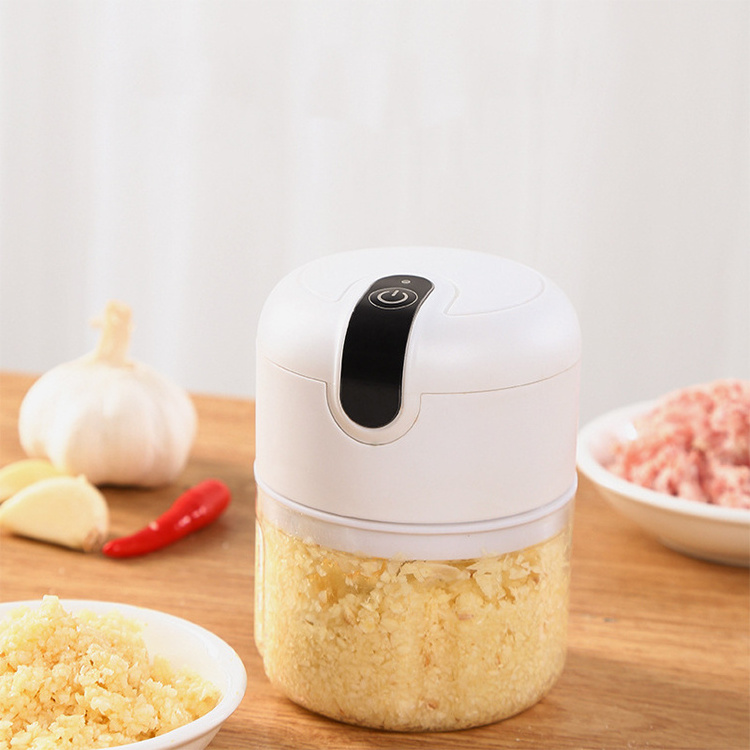 Best Sell USB Charging Food Onion Choppers Slicer Fruit Kitchen Gadgets Garlic Crusher Electric Vegetable Chopper