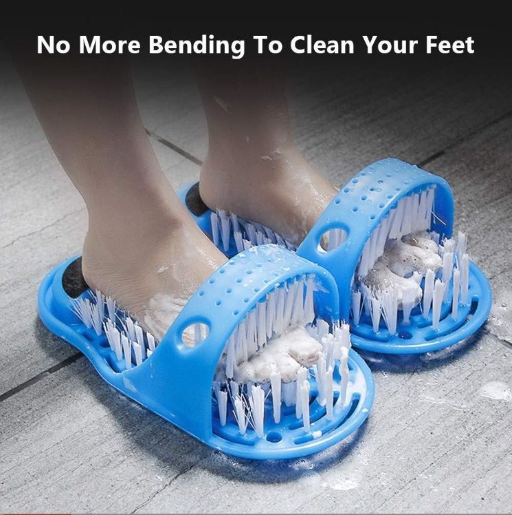 Health Care Massage Slippers Shower Slipper Callus Remover Cleaner Massage Brush Shoe Feet Foot Scrubber