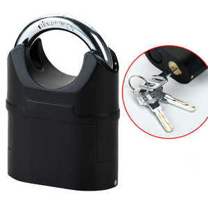 high-quality Alarm Padlock  security Anti-Theft Lock Alarm motorcycle/bicycle Chain lock door/ gate locks