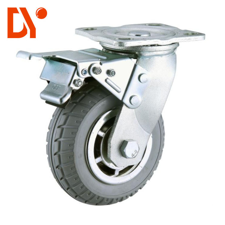 DY87 4 inch 5 inch 6 inch castor wheels heavy duty with Function Anti Static