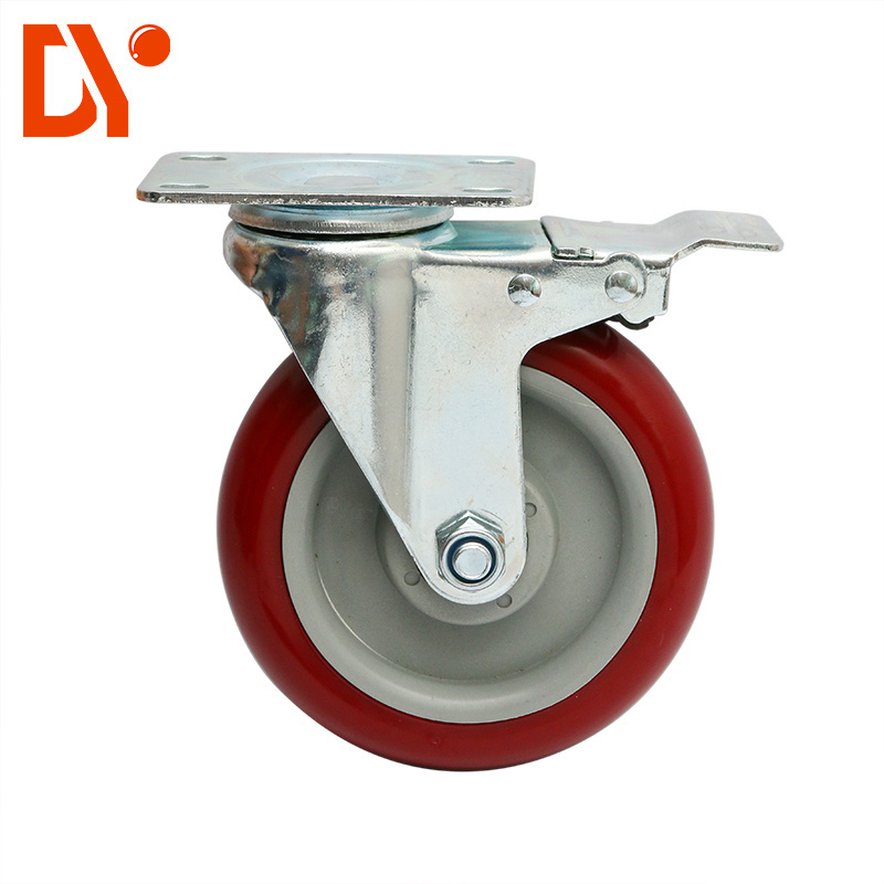 Diya 2-5 inch heavy duty esd nylon, polyurethane caster, industrial hand cart wheels