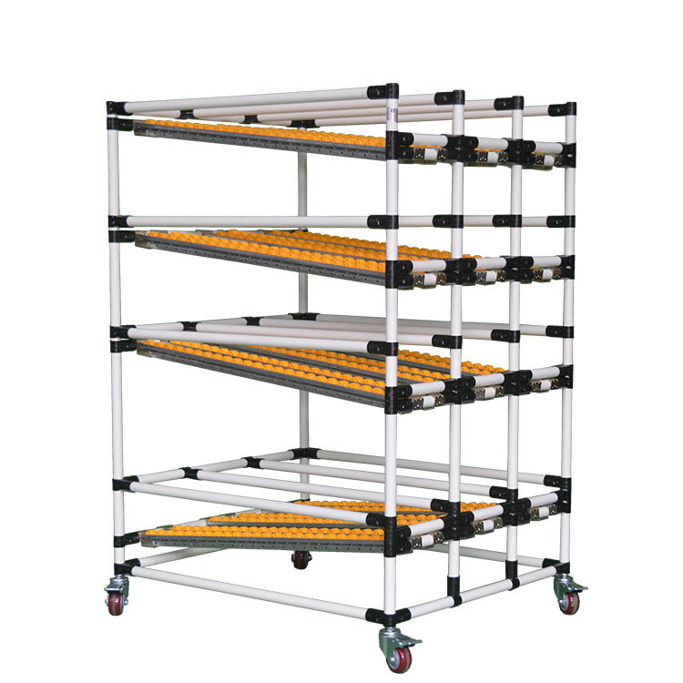 Professional customization industrial plastic coated lean pipe joint rack