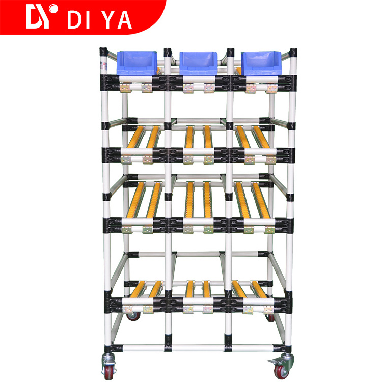 Professional customization industrial plastic coated lean pipe joint rack