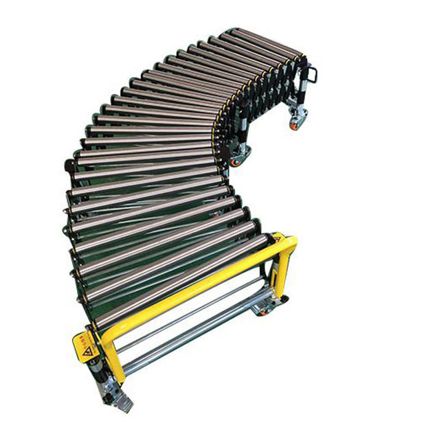 DY-31  Expandable stretchable carrier carbon steel motorized roller conveyor