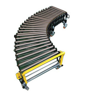 DY-31  Expandable stretchable carrier carbon steel motorized roller conveyor