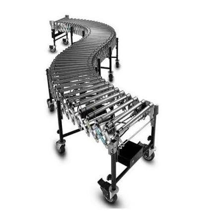 DY-31  Expandable stretchable carrier carbon steel motorized roller conveyor