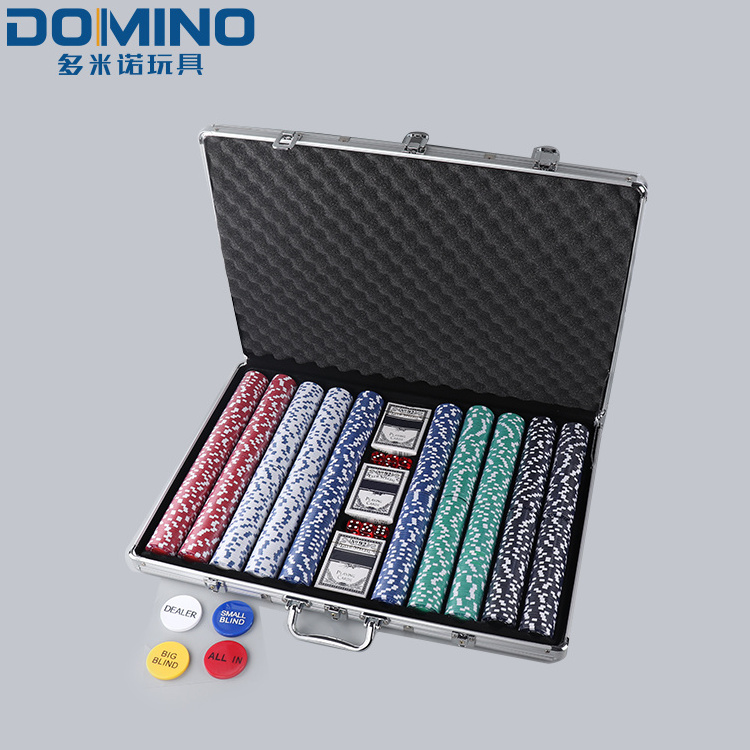 Factory professional texa hold'em crown poker chip set clay ultim high quality  cheap clay poker chips