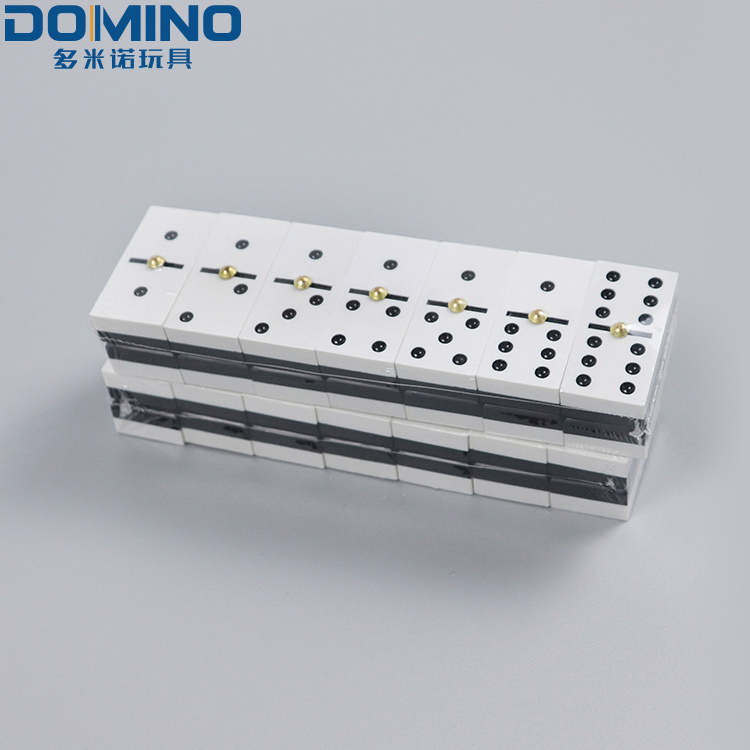 mini domino custom printed domino game set with wooden box