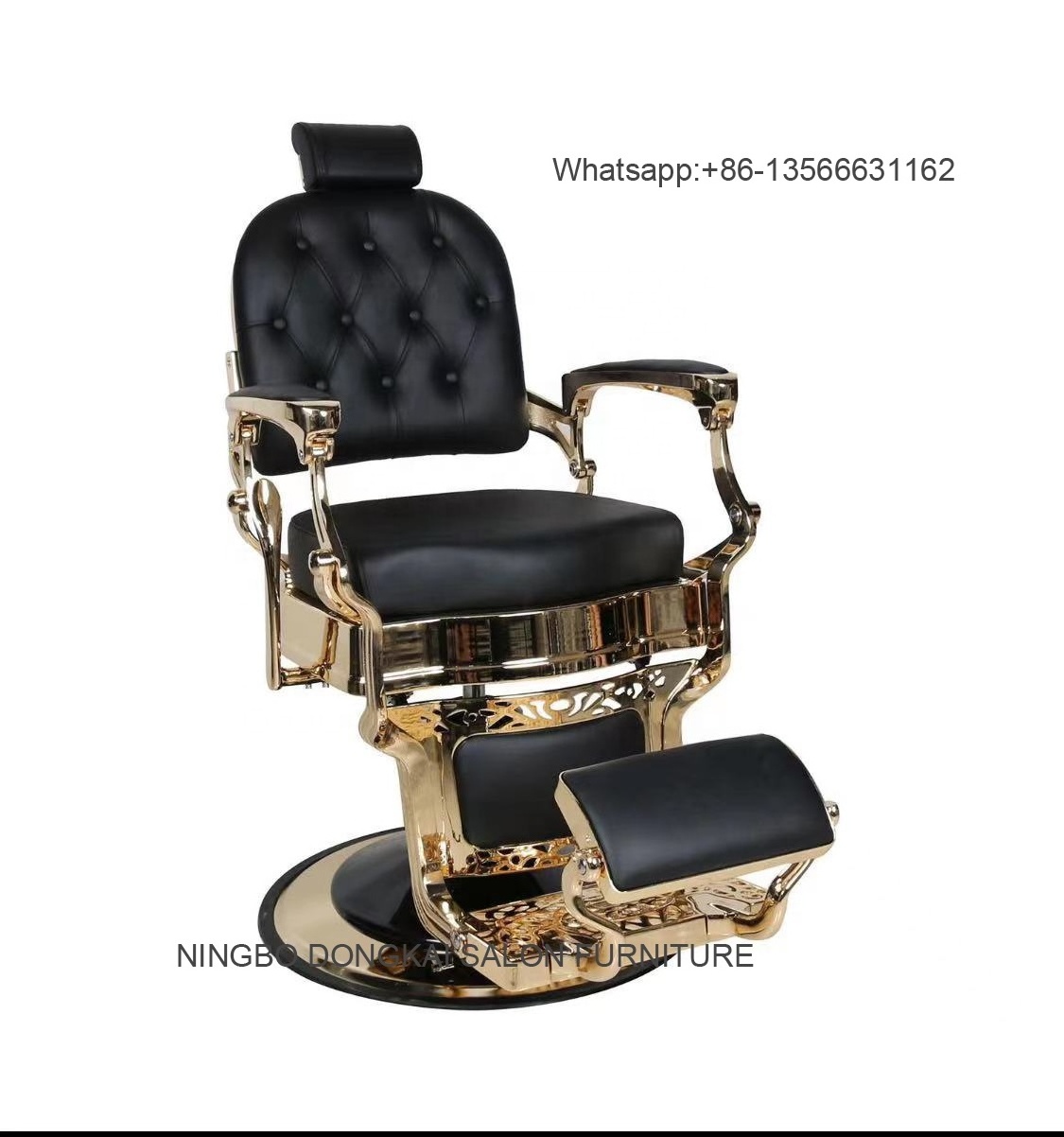 Professional wholesale salon furniture durable best barbershop gold barber chair